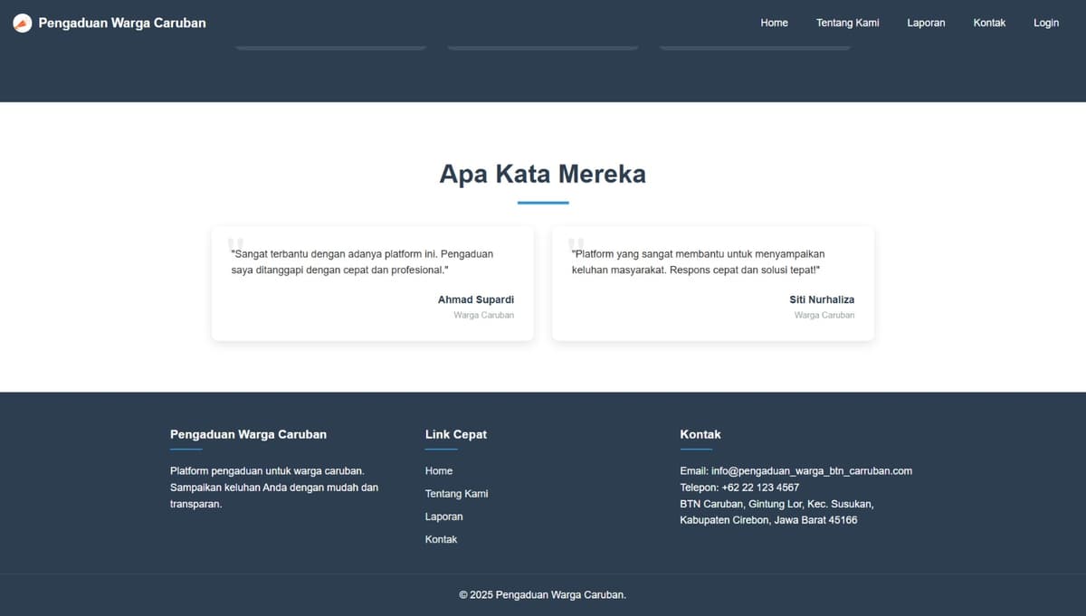 Sistem Pengaduan Online - 3